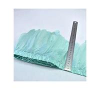 (6 metros) 10 metros/lote Adornos de plumas de ganso naturales para bordado, costura y confección.