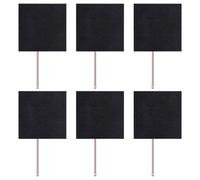 6 mini paneles solares de 0,8 W/6 V/0,13 A, kit de energía solar de silicona monocristalina ETFE, celda solar, 70 mm x 69,2 mm x 1,86 mm con salida ZH1,5 MM-2P