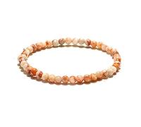 6 mm Natural Stone Beads Bracelet Charms Simple Small Beaded Braslet For Men Women Yoga Jewelry-Dark green