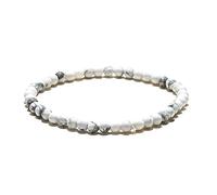 6 mm Natural Stone Beads Bracelet Charms Simple Small Beaded Braslet For Men Women Yoga Jewelry-Vermeil