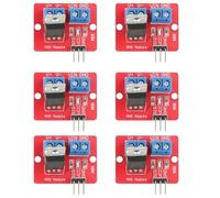 6 módulos de controlador MOSFET MOSFET de 3,3 V/5 V, módulos de controladores PWM PWM, salida LED 0-24 V botón unidad