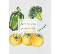 6-Month Meal Planner: Weekly & Monthly Organizer for Healthy Eating, Meal Prep, Nutrition, and Snacks