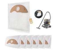 6 Pack Bolsas de Polvo para Kärcher NT 22/1 Ap L, NT 22/1 Ap Te L Bolsas de Aspiradora para Kärcher NT 22/1 Bolsas de Vacio Respuesto para Aspiradora Replacement Repuesto