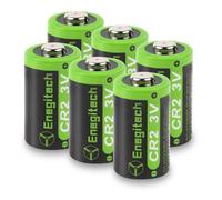 6 Pack CR2 3 V 800 mAh batería de litio con protección PTC DL-CR2 for Laser Boresighter, Laser Pointer, Golf Rangefinder, Fujifilm Instax Mini55, Instax Printer, Baby Monitor, Flashlight, Digital