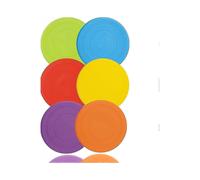 6 Pack Silicone Dog Flying Disc Funny Dog Toy for Outdoor Training9156647417570-Good