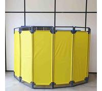 6 paneles le Bcade Flexib para Technology Par, valla de privacidad plegable independiente y barricada, ideal para eventos y mantenimiento