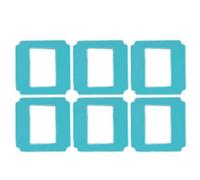 6 Paños De Limpieza For Robots De Limpieza De Ventanas, Compatibles Con Purerobo, W-S3, W-S8S Y W-S3S, Toallitas Square Clean, Accesorios For Limpiadores De Ventanas De Alta Absorción.(Blue)