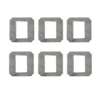 6 Paños De Limpieza For Robots De Limpieza De Ventanas, Compatibles Con Purerobo, W-S3, W-S8S Y W-S3S, Toallitas Square Clean, Accesorios For Limpiadores De Ventanas De Alta Absorción.(Gray)