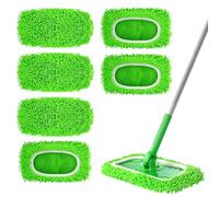 6 Paños de Microfibra para Mopa Reutilizables y Lavables Almohadillas de Repuesto para Swiffer Sweeper Paños de Limpieza para Suelos Secos y Húmedos