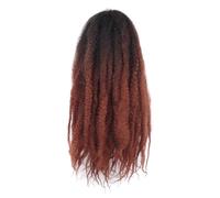 6 paquetes de cabello trenzado Marley Twist, extensión de cabello de ganchillo rizado afro de 18 pulgadas Wear and Go(OT350#)
