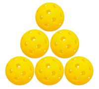 6 paquetes de pelotas de pickleball de 40 agujeros para canchas