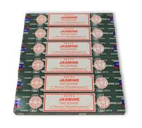 6 paquetes de varillas de incienso originales Satya Jasmine enrolladas a mano, incienso de alta calidad para purificación, relajación, positividad, yoga, meditación, caja de 15 g, Nag Champa Agarbatti