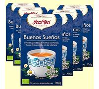 6 paquetes de yogi tea buenos sueños 17 filtros