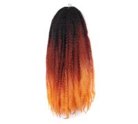 6 paquetes Marley Twist BraidingHair, 18 pulgadas Afro Kinky Curly Twist Extensiones de pelo de ganchillo fácil de instalar y quitar (3TORANG#)