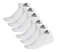 6 Par Adidas Rendimiento Zapatillas/Cuartos Calcetines Talla 35-54 Unisex Sock