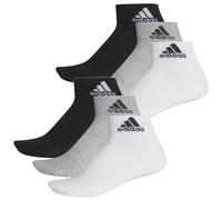 6 Par Adidas Rendimiento Zapatillas/Cuartos Calcetines Talla 35-54 Unisex Sock
