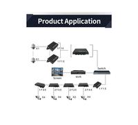 6 Par Gigabit 100/1000M A/B SC Ethernet Conmutador de Fibra Convertidor de Medios Rj45 Transceptor Óptico 20KM Conmutador de Fibra