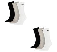 6 Par Puma Calcetines de Deporte Tenis Talla 35-49 Unisex para Ella y Él