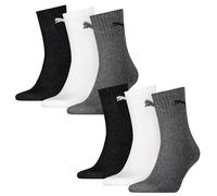 6 Par Puma Calcetines Short Crew de Deporte Tenis Talla 35-49 Unisex Colores