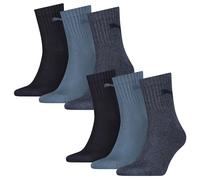 6 Par Puma Calcetines Short Crew de Deporte Tenis Talla 35-49 Unisex Colores