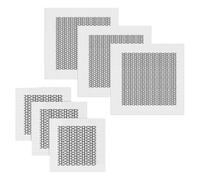 6 Parches Autoadhesivos de Reparación de Pared, Reparación de Paneles de Yeso, 2/4 Pulgadas