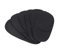 6 Parches Medianos para Ojos Vagos para Adultos y Niños, Entrenamiento de Ambliopía, Corrección de Estrabismo, Cubierta Negra Transpirable para Gafas, Material No Tejido, 10x5 Cm