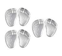 6 Pares Almohadillas for Pantuflas en el Antepié Insertos de Relleno for los Dedos Almohadillas de Agarre for Zapatos Protector de Zapatos de Gamuza Protectores de Pies for Pies Tacones Altos Transpar