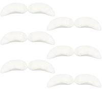 6 Pares Blanco Santa Claus Cejas Sombrerero Loco Cejas Hombre Viejo Cejas Autoadhesivas Falso Cejas Tupidas Pelo Facial Falso Accesorios de Traje de Navidad