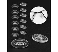 6 pares de almohadillas de nariz de repuesto para Oakley Wire Tap 2.0 OO4145, marco de gafas de sol de silicona suave y transparente