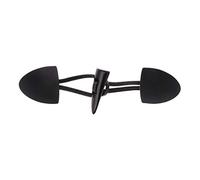 6 pares de botones de cierre de cuerno de cuero para chal, ropa, borlas de hilo sedoso, lazo de cordón, nudo chino, joyería, recuerdo, manualidades, accesorios de costura, ganchos de metal
