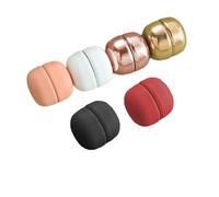 6 pares de broches de hiyab de moda con botones magnéticos de metal para ropa, diadema, bufanda, sombrero, decoración para mujer, Metal