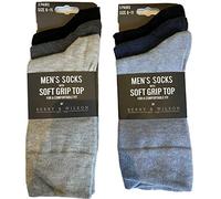 *** 6 pares de calcetines de ajuste cómodo para hombre de BERRY & WILSON, Surtido