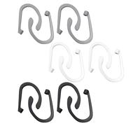 6 Pares de Ganchos Antipérdida para Auriculares - Fijación Universal de Silicona, Cordón de Seguridad para Correr y Deportes