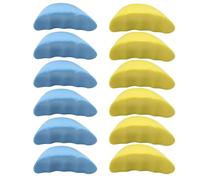 6 pares de inserciones de relleno para zapatos de PU, súper suaves, antideslizantes, a prueba de dolor, inserciones de espaciadores de zapatos, cómodas almohadillas para los dedos para tacones altos