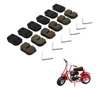 6 pares de pastillas de freno para Coleman CT100U CC100X 2.8hp Dirt Bike Piezas 40cc 43cc 47cc 49cc 50cc 2 tiempos Dirt Bike Pocket Bike Mini Chopper ATV Quad Super Scooter Gas Mini Bike Moto