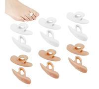 6 Pares De Separadores De Dedos, Separadores De Dedos De Silicona, Reutilizables, Productos Para El Cuidado De Los Dedos, Separadores De Dedos Suaves Y Cómodos