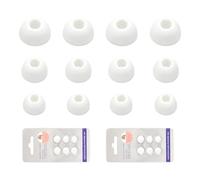 6 pares de tapones de silicona de repuesto para auriculares Anker Soundcore Liberty 4 NC, 6 tamaños diferentes (S/M/L), suaves y cómodos, color blanco