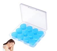 6 pares de tapones para los oídos de natación para niños de 6 a 14 años, tapones para los oídos para niños, para ronquidos, natación, viajes, conciertos, trabajo, estudio (azul)