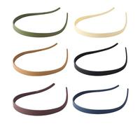 6 Pares - Greñas Delgadas para Mujer Mate - Diseñadas para Portadores de Lentes, Anti-deslizante con Dientes