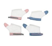 6 Pares guantes anti-comida bebe bebe dedo deja de guardia juguetes para masticar para niños pequeños No kit manicura trajes para niños chuparse el dedo