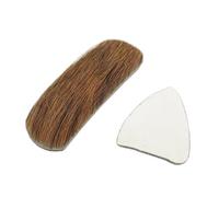 6 Pares Reposaflechas Flecha Resto Arquería Caza Recurvo Arco Longbow Cuero Placa Silenciosa Arrow Rest para la Caza con Arco (Marrón)