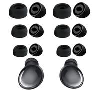 6 Pares Silicona Tapones para Galaxy Buds Pro para los oídos con Filtro Puntas de Repuesto Compatibles con Samsung Galaxy Buds Pro In-Ear Almohadillas,Reducción de Ruido,3 Tamaños (S/M/L, Negro)