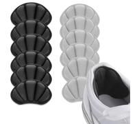 6 Pares Taloneras para Zapatos, Almohadillas para Talones Reducir Talla Zapato, Almohadillas Taloneras Antirozaduras Zapatos, Protector Talon Zapato para Mujeres y Hombres