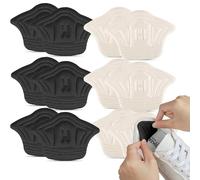 6 Pares Taloneras para Zapatos, Almohadillas para Talones Reducir Talla Zapato, Almohadillas Taloneras Antirozaduras Zapatos, Protector Talon Zapato para Mujeres y Hombres