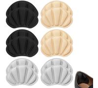 6 Pares Taloneras para Zapatos Protector Talon Zapato Antideslizante Invisible Protectores de Talon Reducir Talla Zapato para Tacones altos, damas y caballeros, mejorar la comodidad
