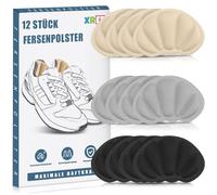 6 Pares Taloneras, Protector de Talón lmohadilla Talon Zapatos Talonera Antideslizante para Hombres y Mujeres (Gris, Negro, Colores de Piel)