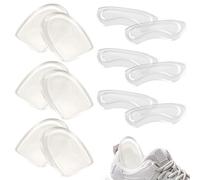 6 Pares Taloneras Silicona, Taloneras de Gel, Cojín De Gel para El Talón, Talonera Espolon Calcaneo, Talonera Fascitis Plantar, Reducir Los Golpes, Almohadillas para Talones