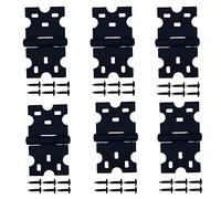 6 Pcs Bisagras de Muebles, Bisagras de Puerta de Cocina,Bisagra plegable de doble hoja, Bisagra multiuso para cajas de madera, para Puerta de Mueble Armario de Cocina