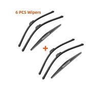 (6 PCS)Car Windshield Windscreen Front Rear Wiper Blade Rubber Accessories For Great Wall Hover H5 20"19"14"