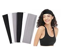 6 PCS Cinta Pelo Mujer, Witbicg Cinta Para El Pelo Headbands Cinta Pelo Deporte Mujer Deportiva, Para Correr, Andar En Bicicleta, Yoga, Baloncesto, Absorción Elástica ((3 Colores))